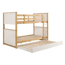 Midson King Single Bunk Bed with Trundle